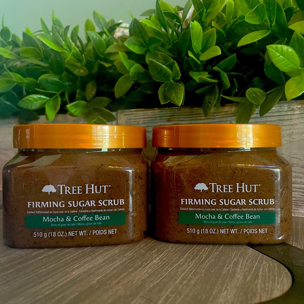 Tree Hut Firming Mocha Coffee Bean Shea Sugar Scrub w/ Caffeine Exfoliation Set